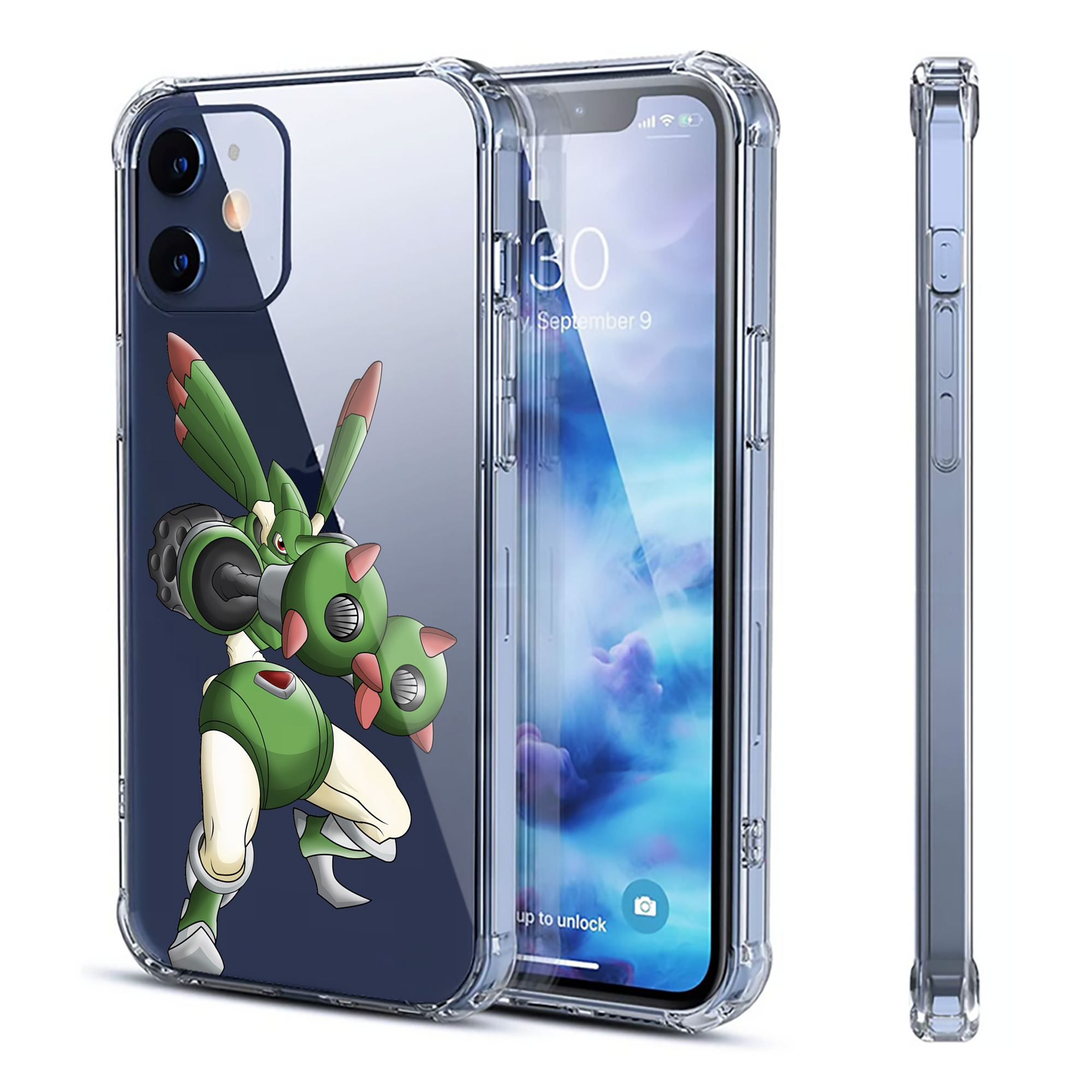 （画像用） Digimon デジタルモンスター/デジモン 【iPhone 12シリーズ対応】透明スマホケース（クリアソフトケース）
